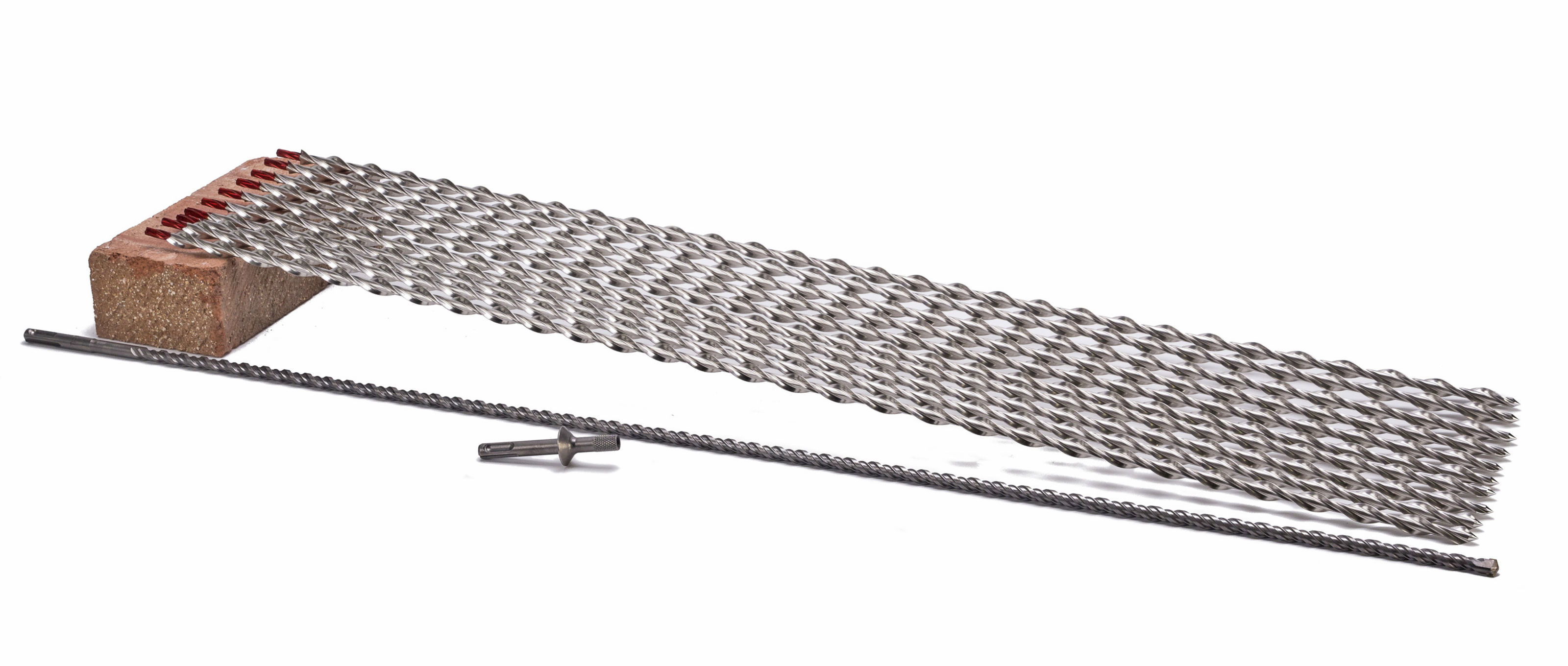 Wall Anchor Kit - 910mm Spiral Fixings - 10 Ties